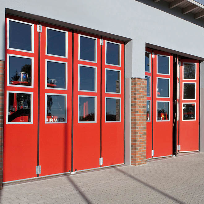 Teckentrup Feuerwehr Falttor